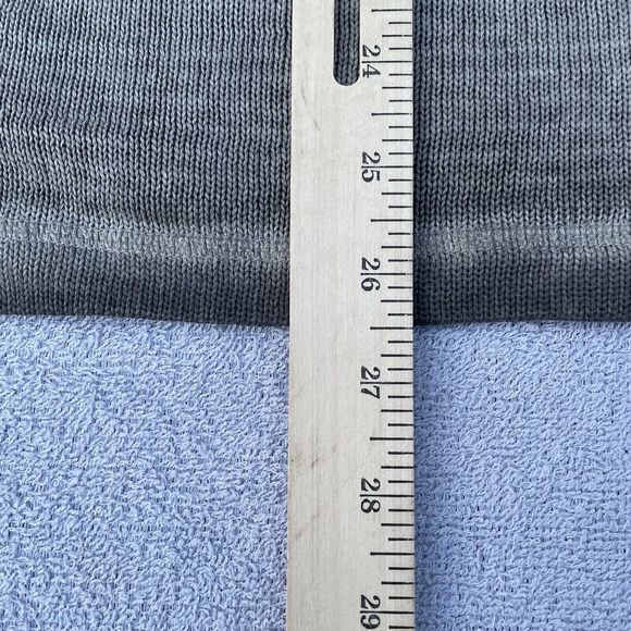 Casual Studio Sweater Women's Size XL Grey/Green Distress Wash Raw Edges - Picture 11 of 14